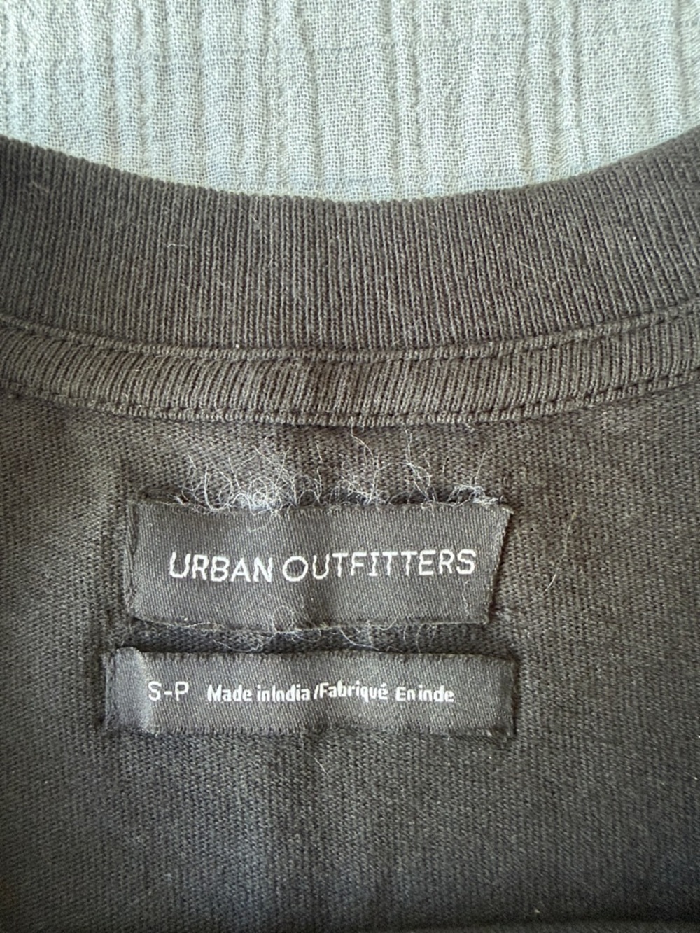 Urban Outfitters Black Crop Tank with Gold Sequin Motif-EUC - Picture 2 of 6